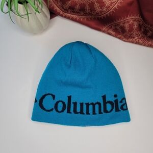 Columbia Knit Hat Blue Beanie